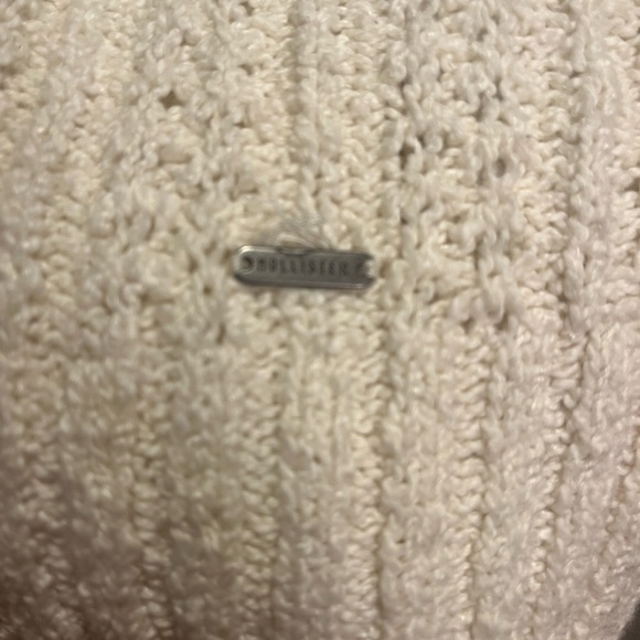 Hollister Cream Turtleneck Sleeveless Sweater Sz M EUC - Picture 6 of 7